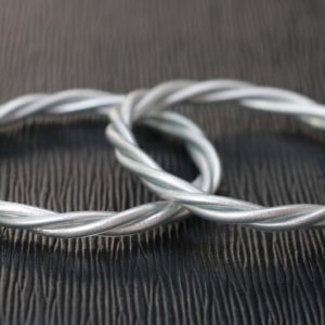 Silver Twisted Bracelet